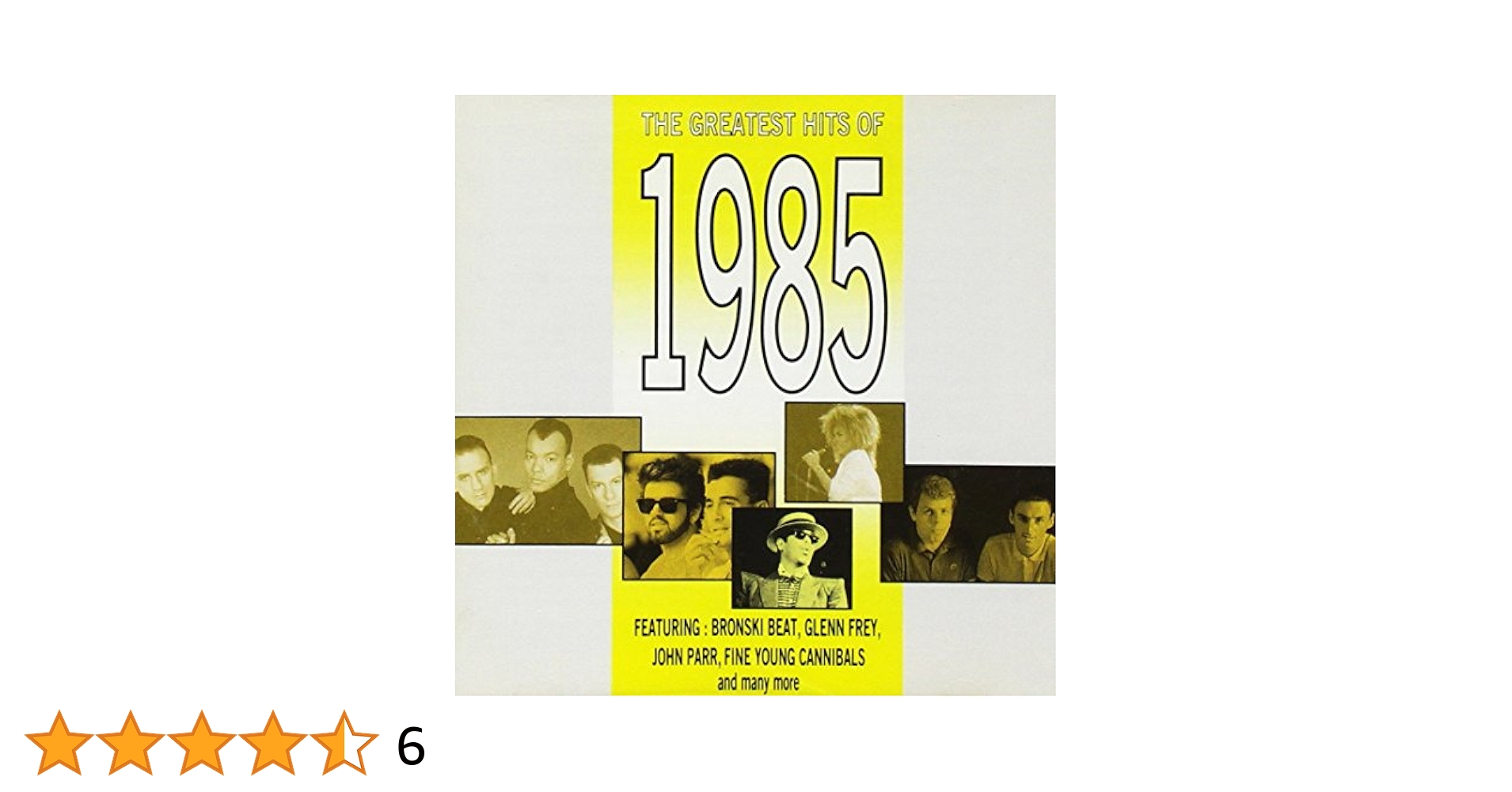名曲アルバム Amazon.co.jp: Greatest Hits of 1985: ミュージック